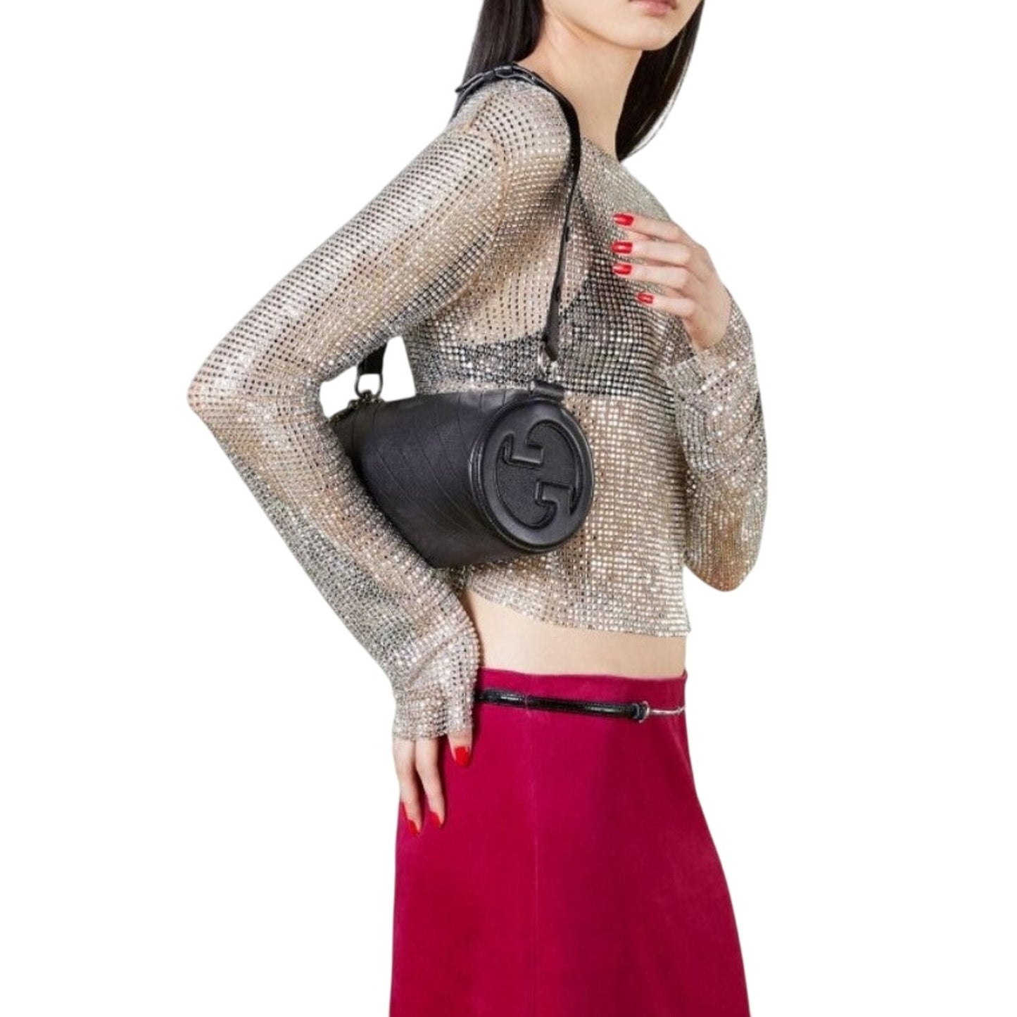 NWT GUCCI BLONDIE INTERLOCKING GG SHOULDER OR TOP HANDLE - SOLD OUT 7.25 x4x4