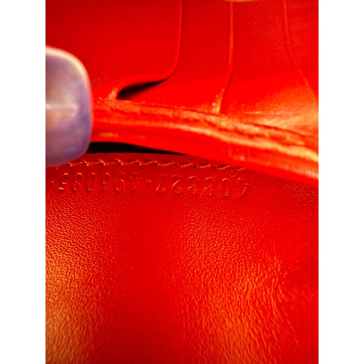Gucci GG Guccissima Red Ophidia Wallet EUC