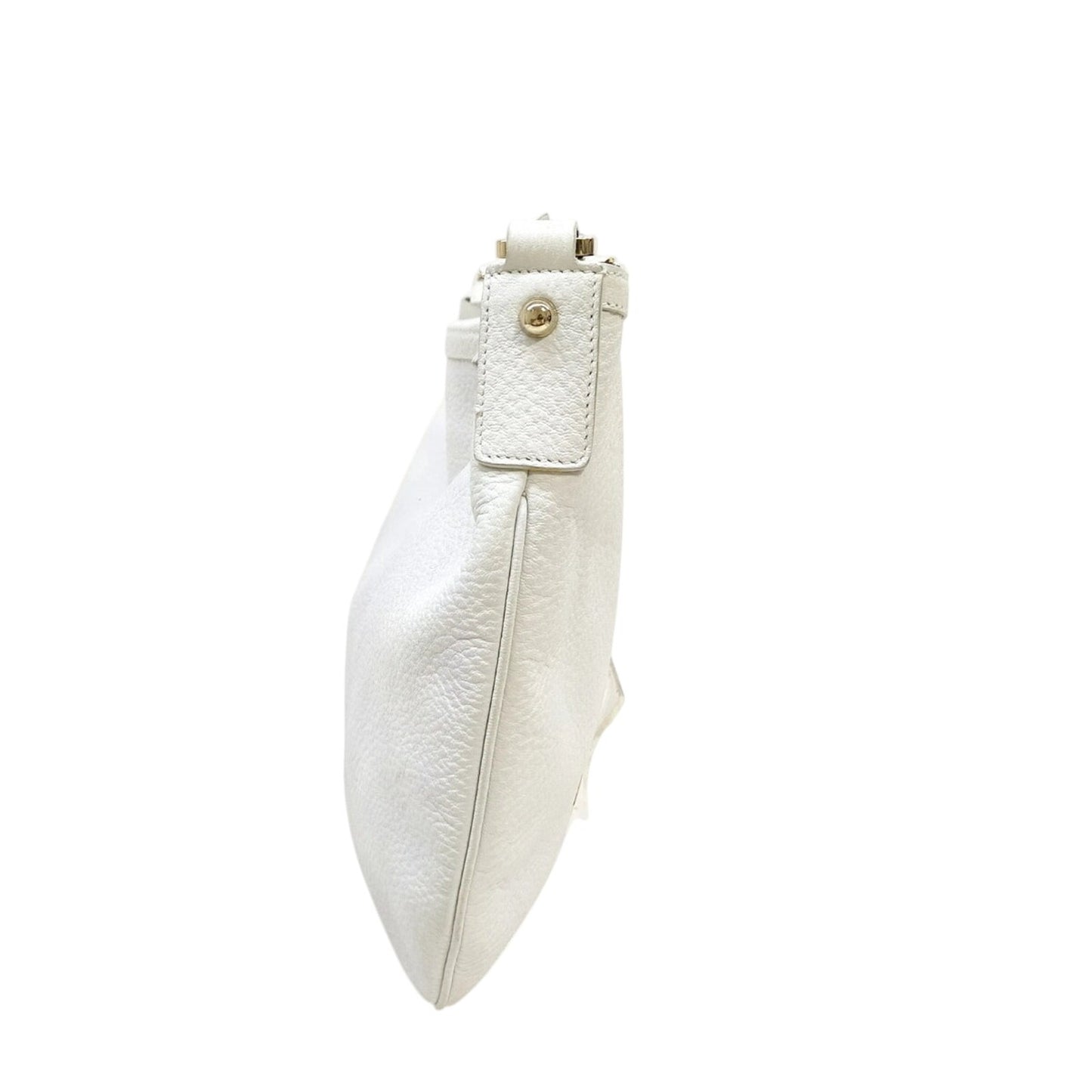 Gucci Hand Bag Sherry Line White Leather PRISTINE