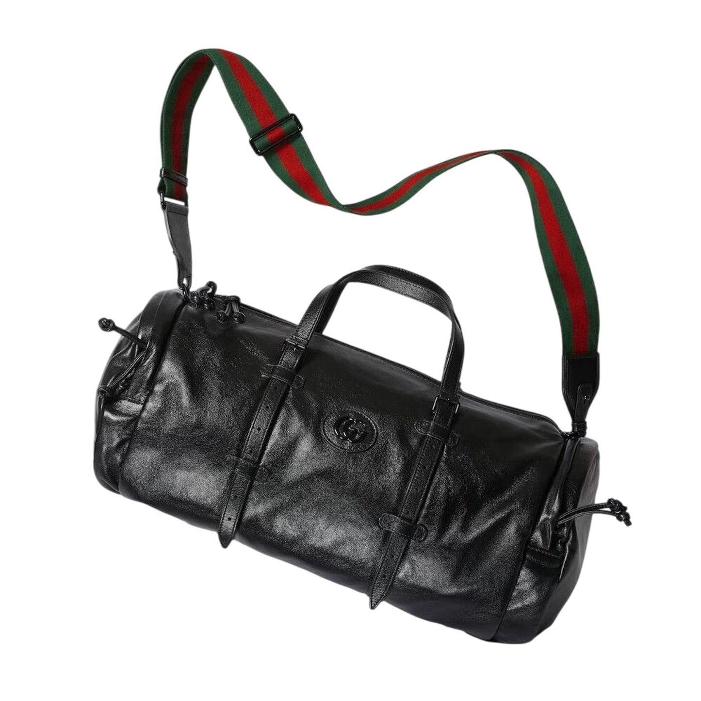 GUCCI X SUPREME BLACK DUFFLE LEATHER LOGO GG MONOGRAM W 20.08 H 9.84 inch, D 9.45 inch NWT
