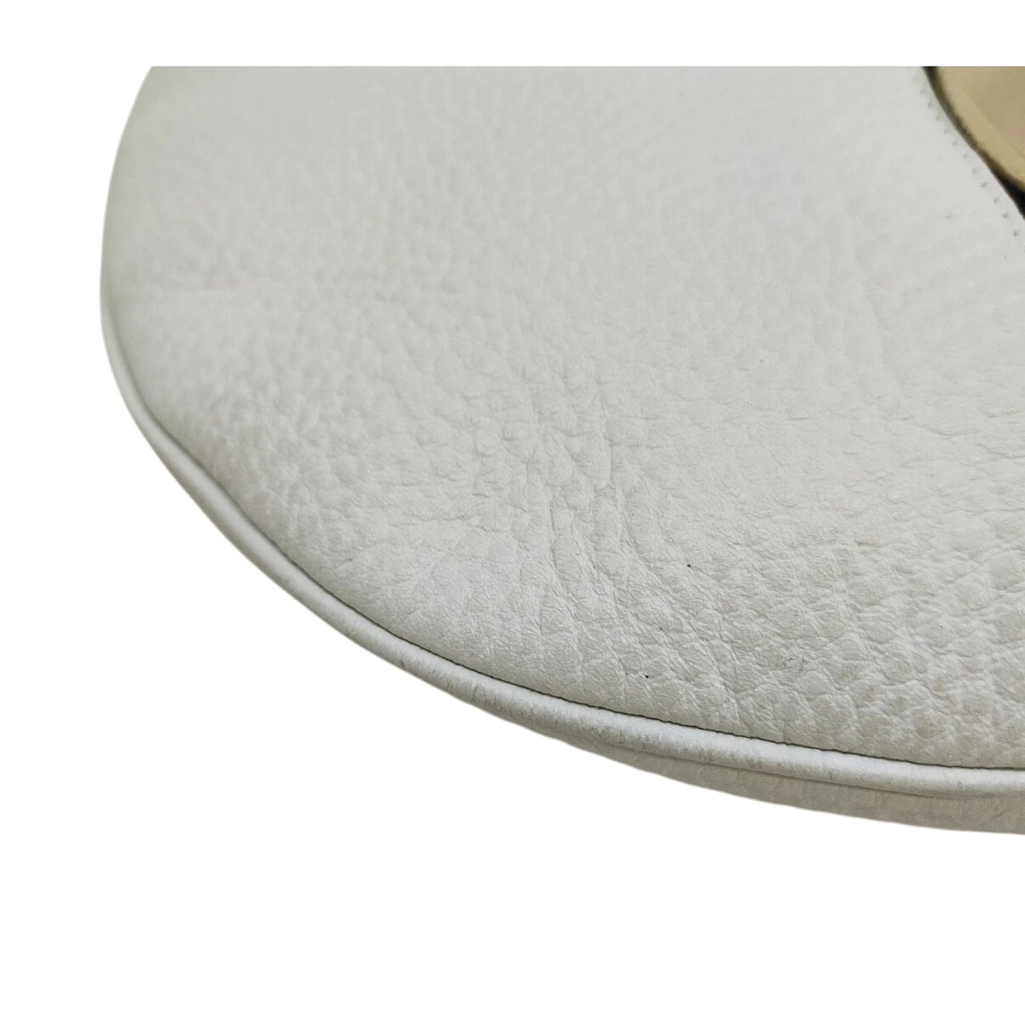 Gucci Hand Bag Sherry Line White Leather PRISTINE