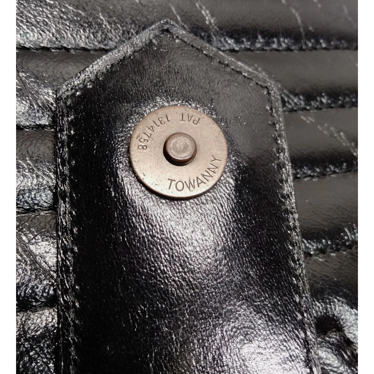 Yves Saint Laurent Clutch Bag Black Leather