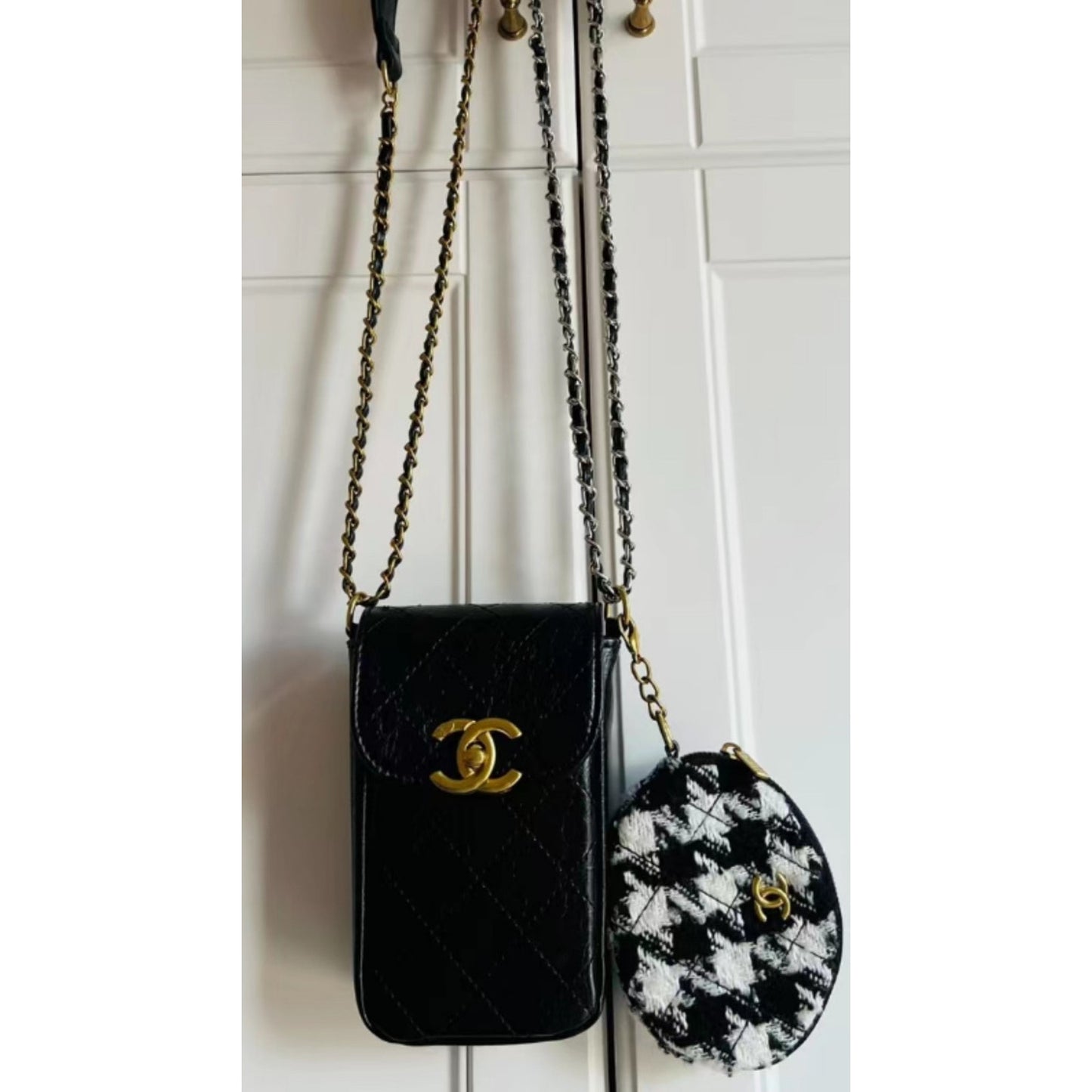 Chanel Beauty Makeup GWP 2piece Crossbody NWB