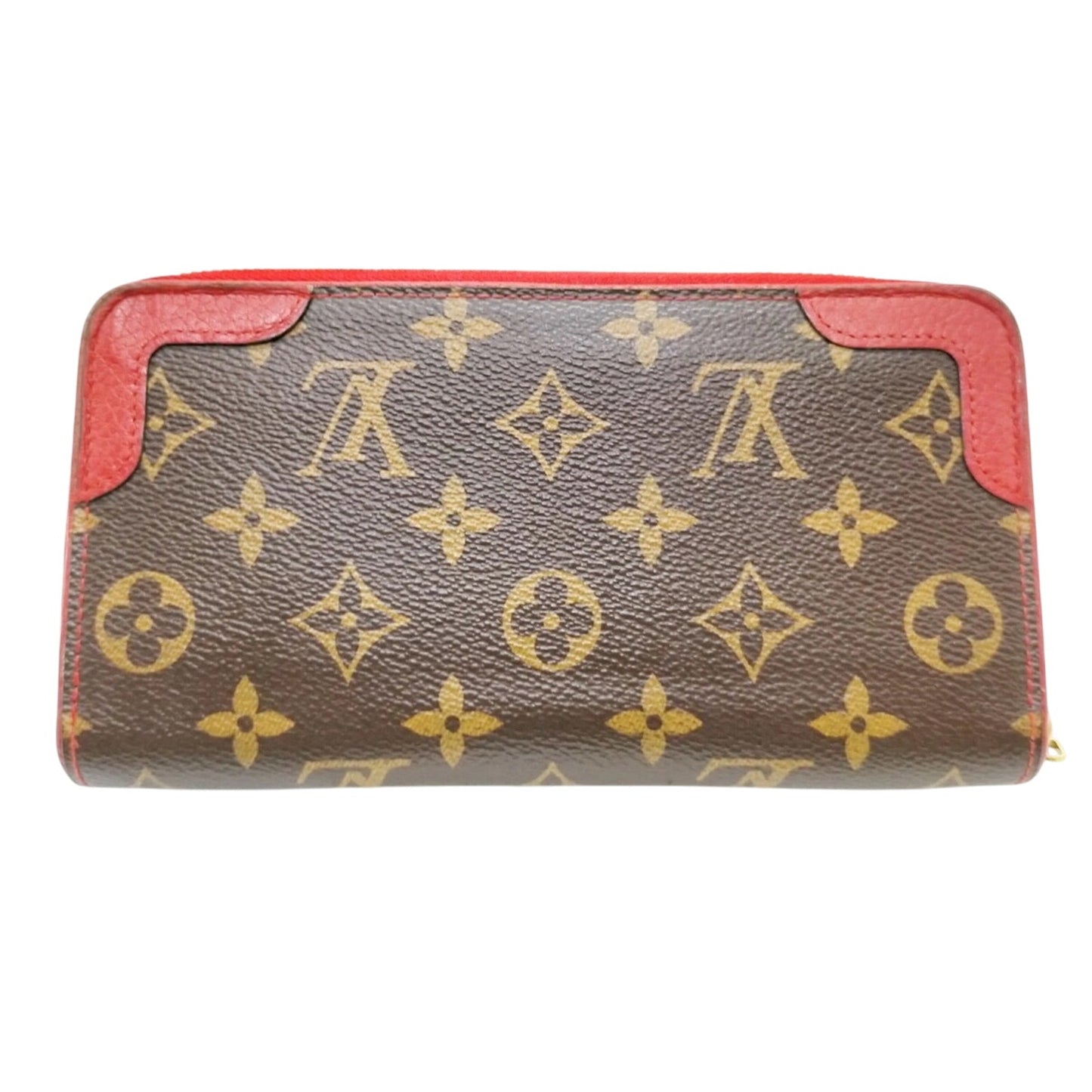 Louis Vuitton Monogram Retiro Zippy Wallet Long Zipper Wallet EUC