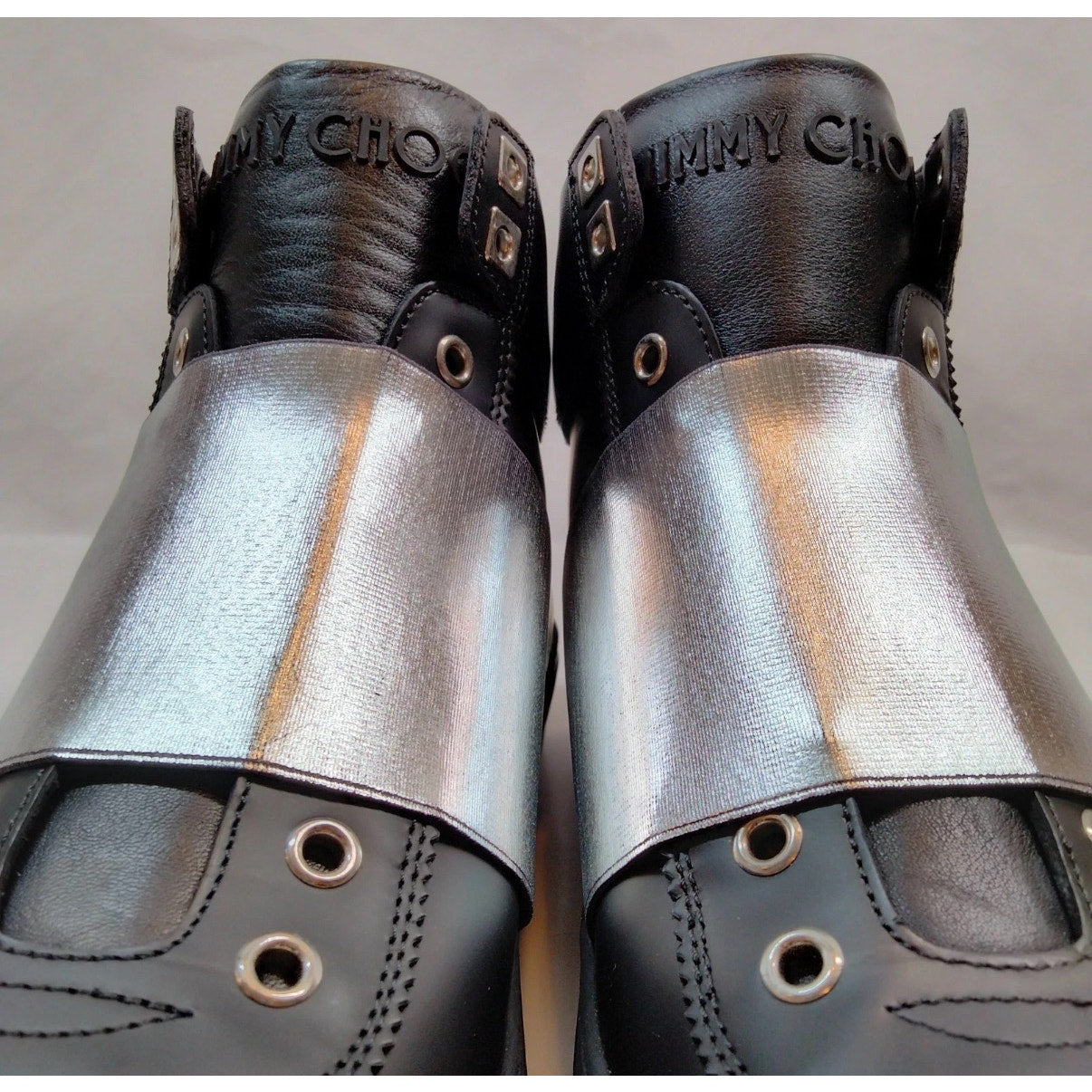 Jimmy Choo Sneakers Men Black Leather (calf) PRISTINE $1150 MSRP