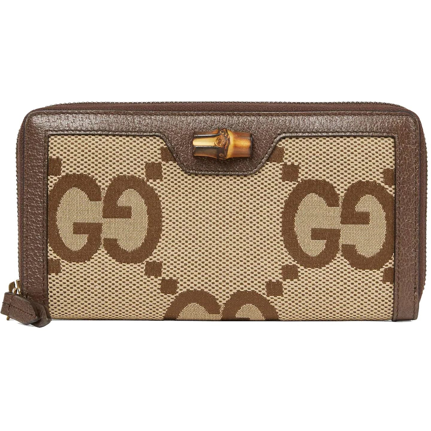 Gucci Diana Jumbo GG Bamboo Wallet NWT Full Inclusion