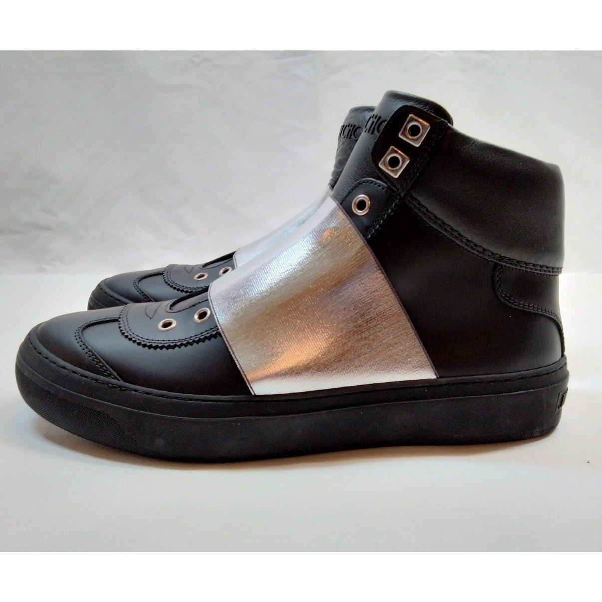 Jimmy Choo Sneakers Men Black Leather (calf) PRISTINE $1150 MSRP