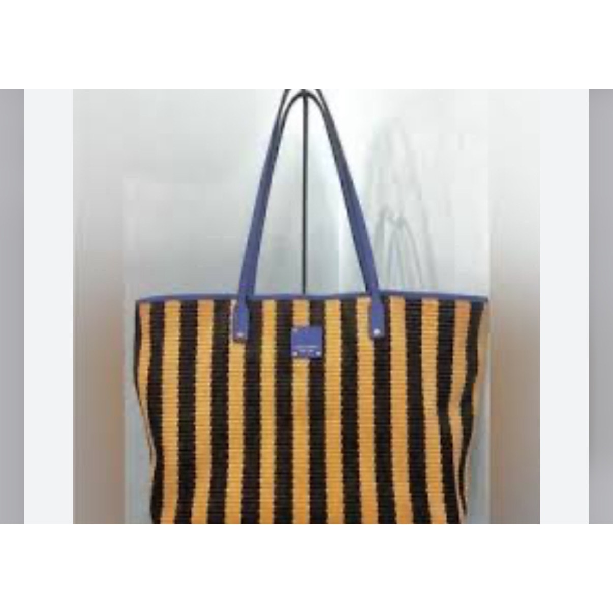 HENRI BENDAL RAFFIA TOTE