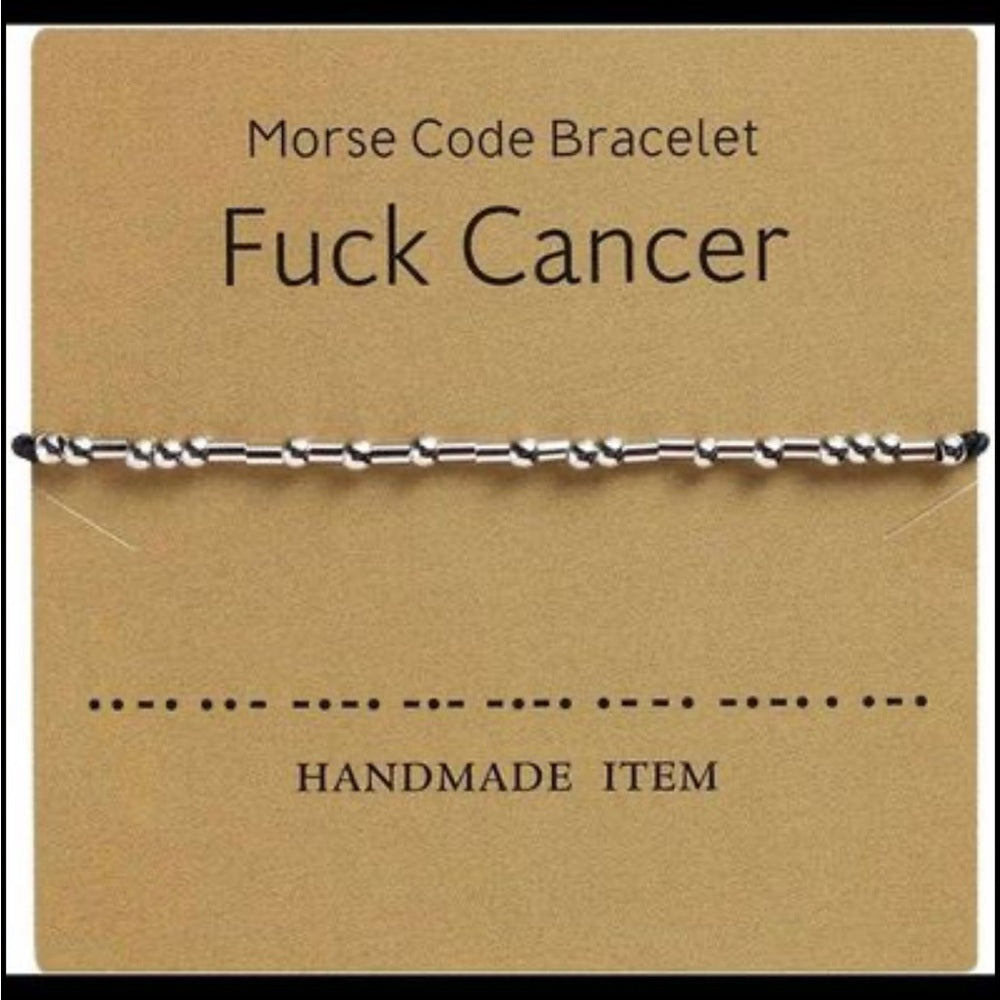 Your Choice Morse Code Bracelet Sober AF