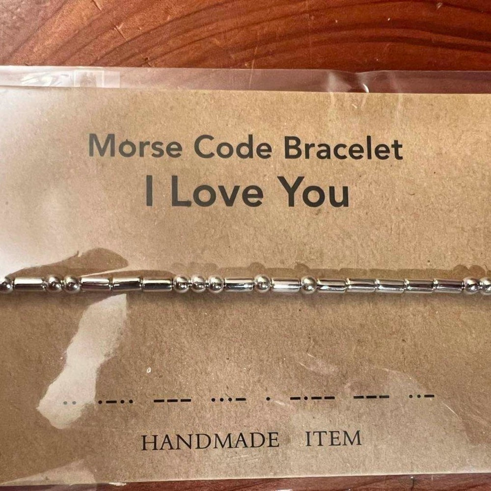 Your Choice Morse Code Bracelet Sober AF