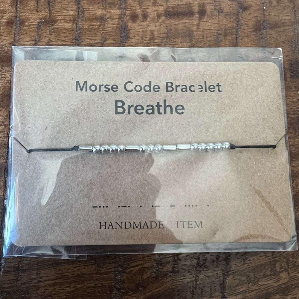 Your Choice Morse Code Bracelet Sober AF