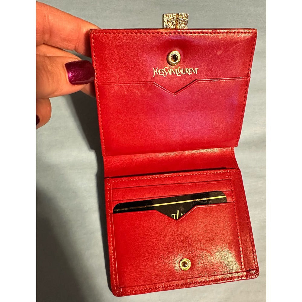 YVES Saint Laurent Wallet Leather -Limited Edition