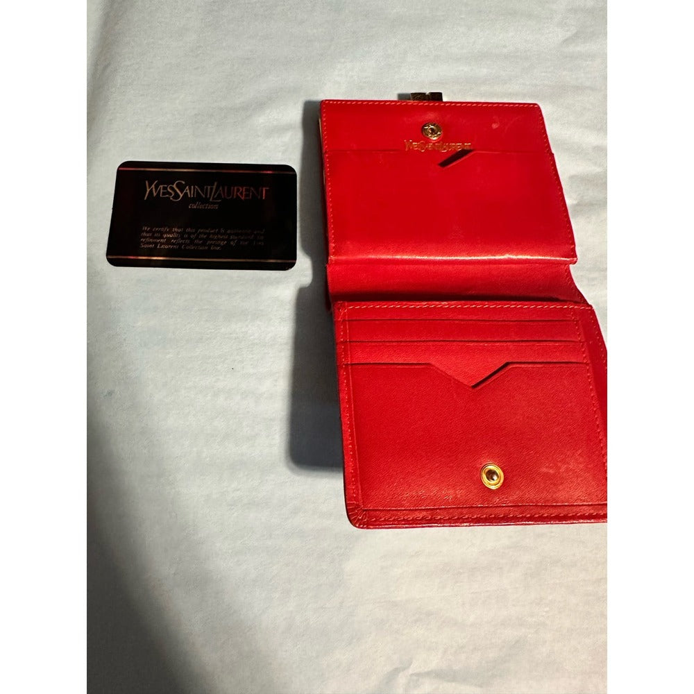 YVES Saint Laurent Wallet Leather -Limited Edition