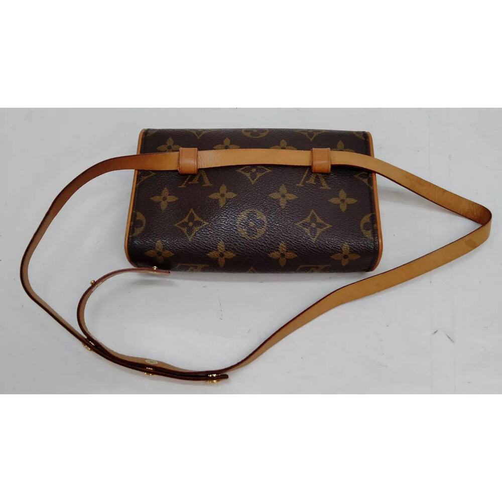 Louis Vuitton LV Shoulder Bag Pochette Florentine Brown Monogram -Pristine