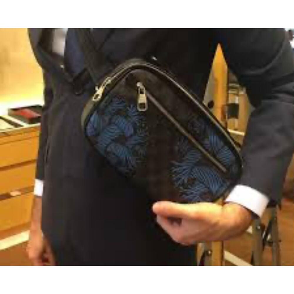 LOUIS VUITTON X Christopher Nemeth Damier Graphite Canvas Ambler Bag