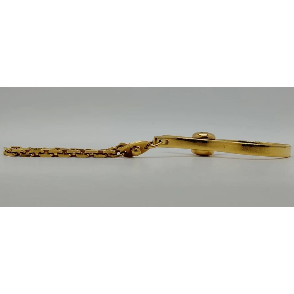 HERMES Filou Glove Holder Bag Charm Gold Metal