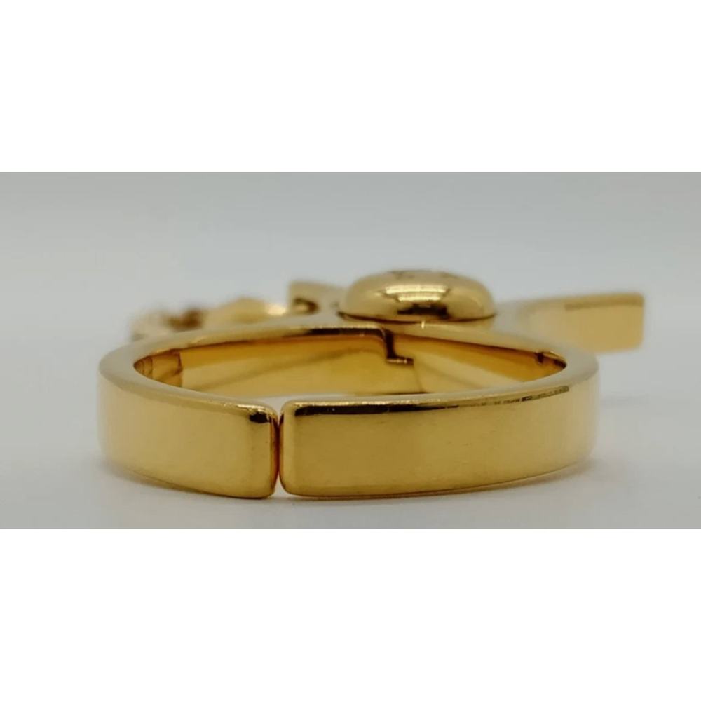 HERMES Filou Glove Holder Bag Charm Gold Metal
