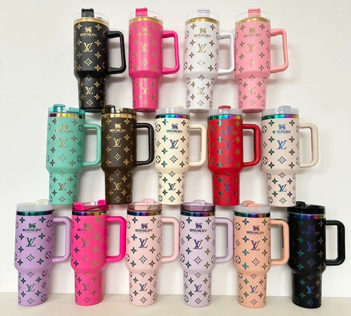 LASER ENGRAVED STANLEY 40OZ NIB WITH FUN PRINTS