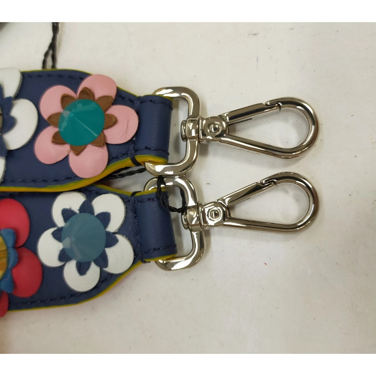 Fendi Shoulder Strap  Navy Blue Leather 4724356