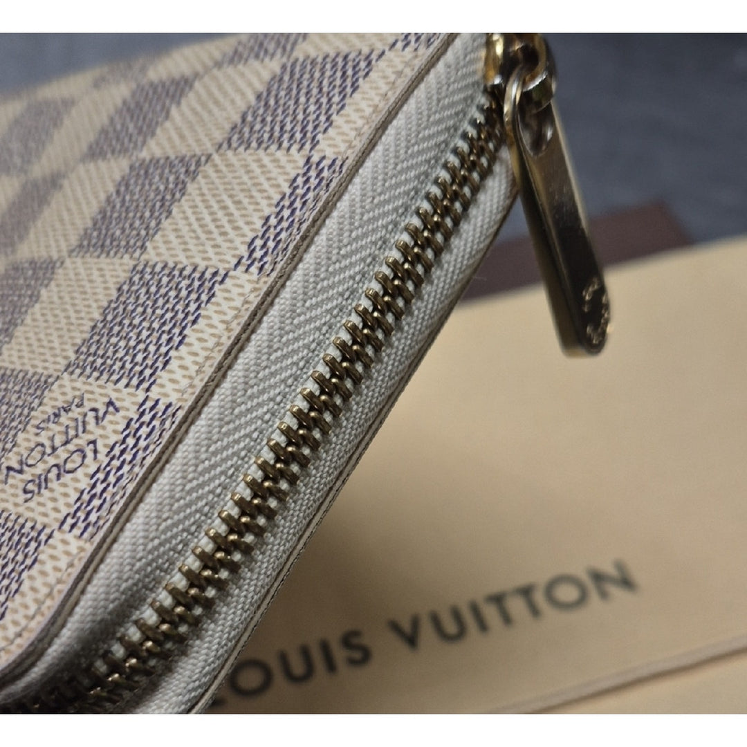 Louis Vuitton Limited Edition Damier Azure Illustre Hot Air Balloon Wallet EUC