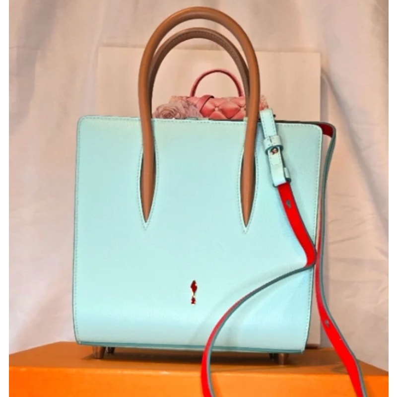 Christian Louboutin Paloma Leather Two Way Tote Bag W/ Dust Bag EUC