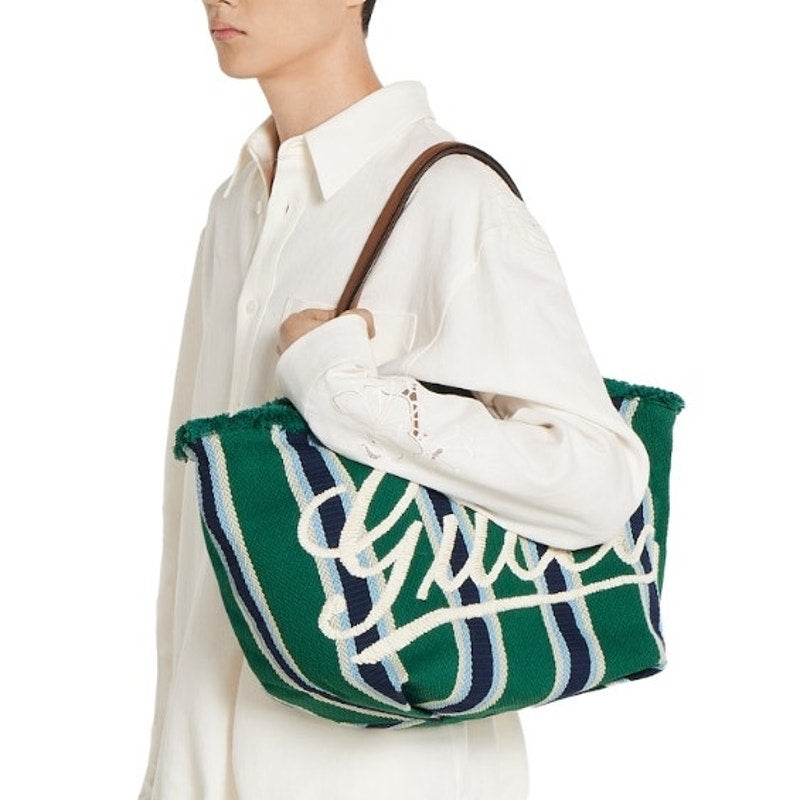 GUCCI  Large Embroidered Canvas Tote NWT