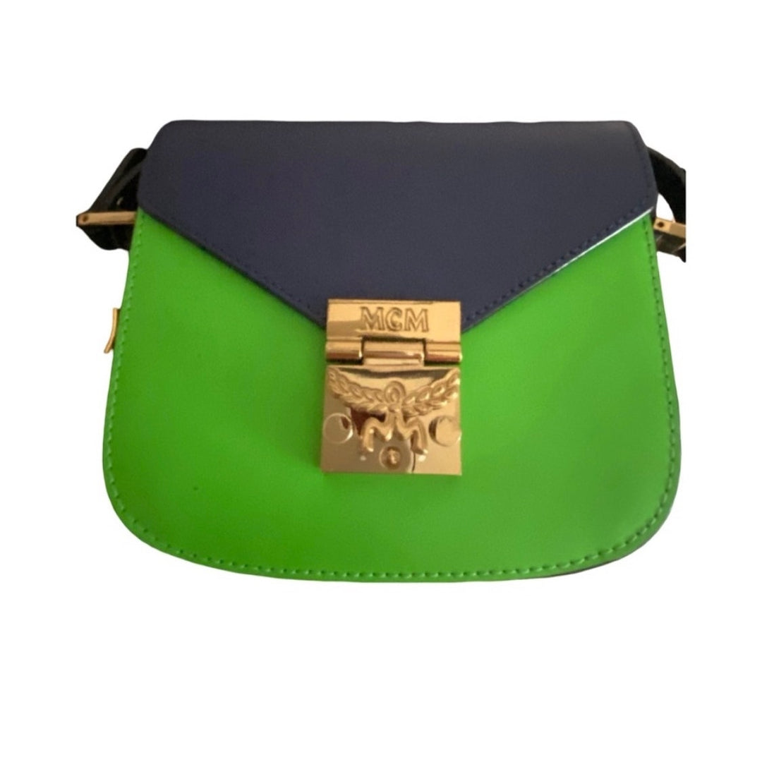 MCM Two Tone Shoulder Bag