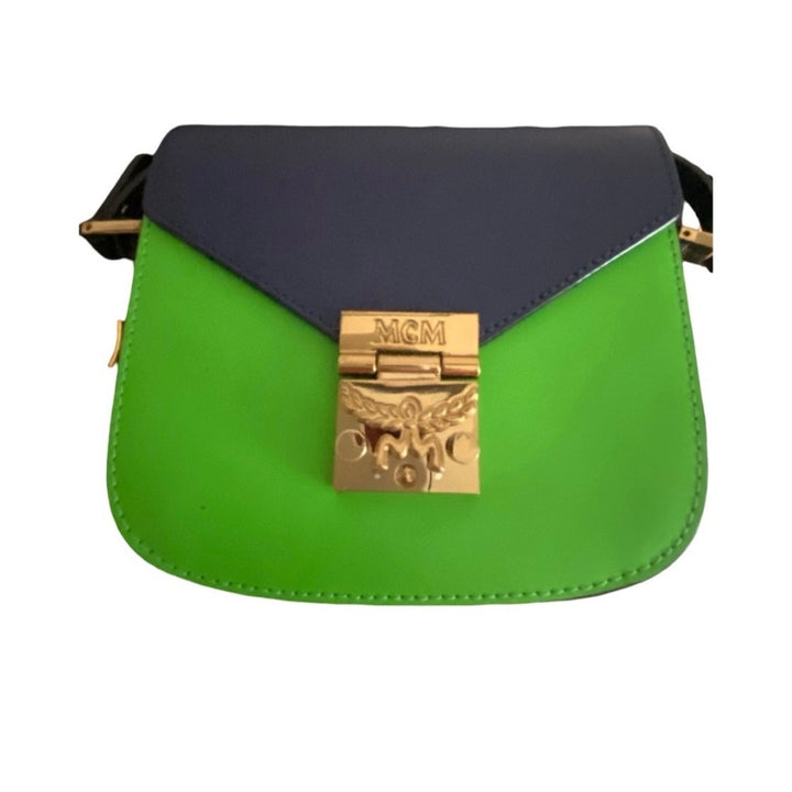 MCM Two Tone Shoulder Bag