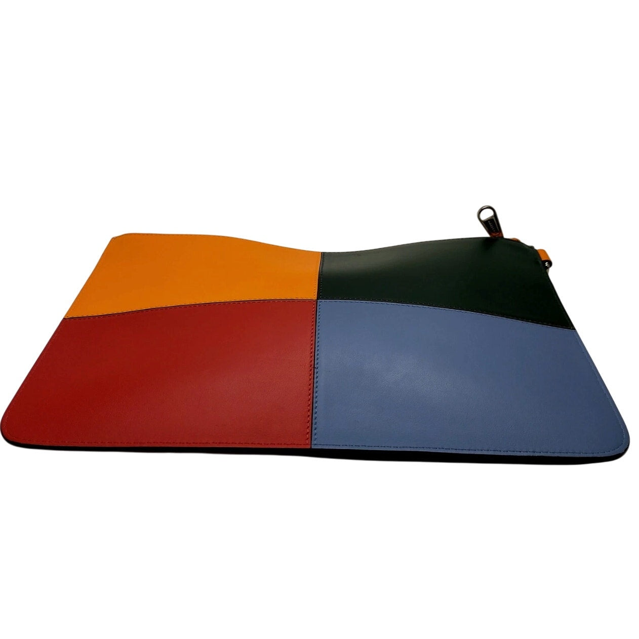 Burberry Clutch Bag Multi Color Leather EUC