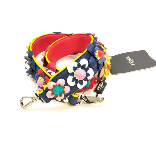 Fendi Shoulder Strap  Navy Blue Leather 4724356