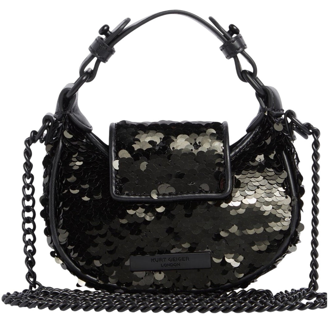 Kurt Geiger London Micro Kingsley Sequin Hobo Bag NWT