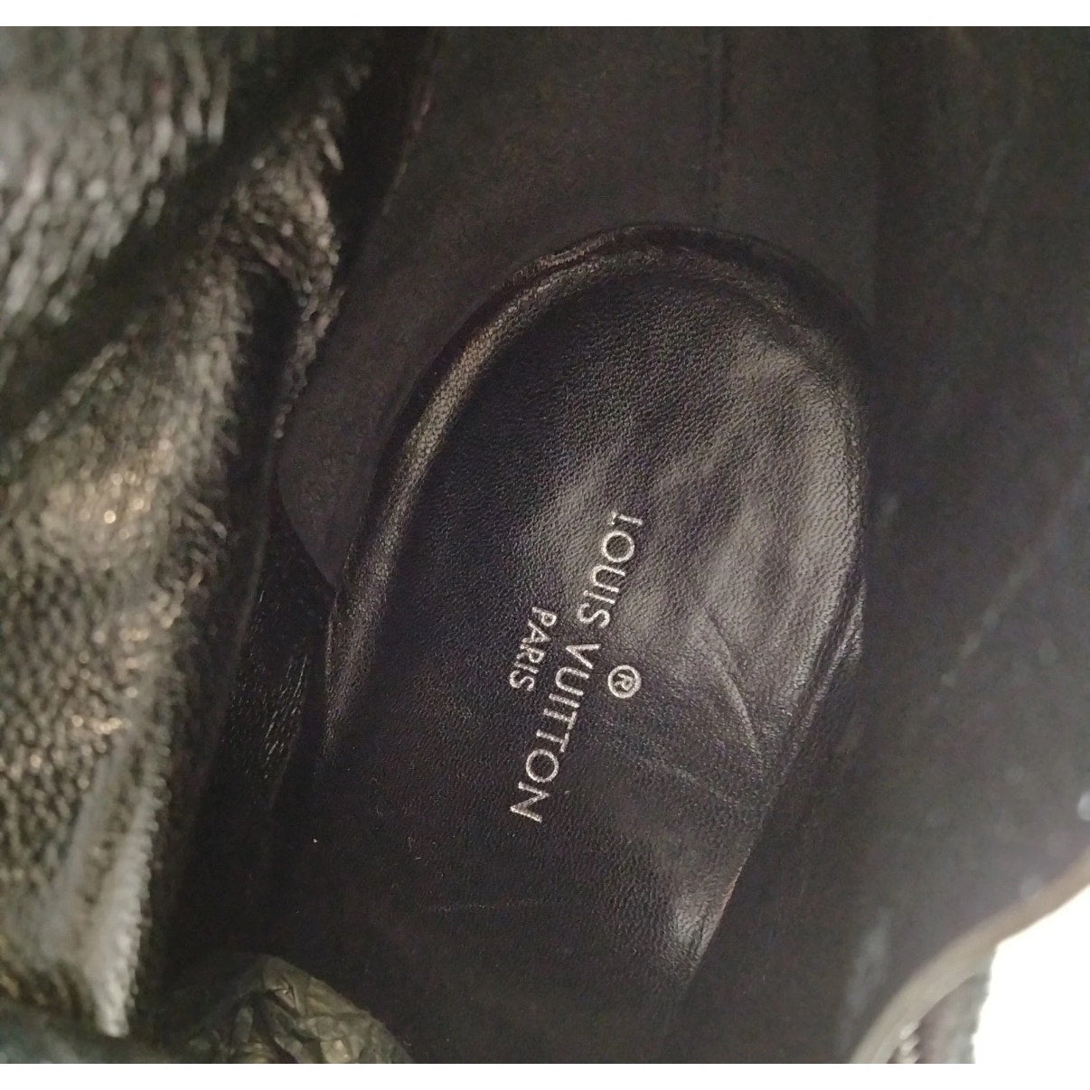 Louis Vuitton Black Suede Boots 37/7