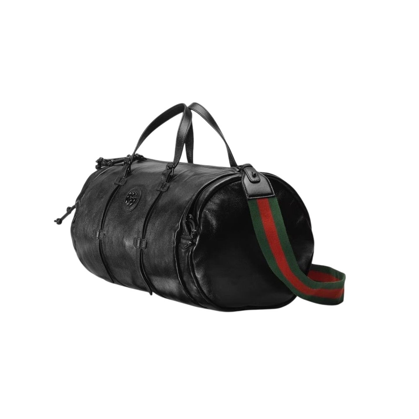 GUCCI X SUPREME BLACK DUFFLE LEATHER LOGO GG MONOGRAM W 20.08 H 9.84 inch, D 9.45 inch NWT