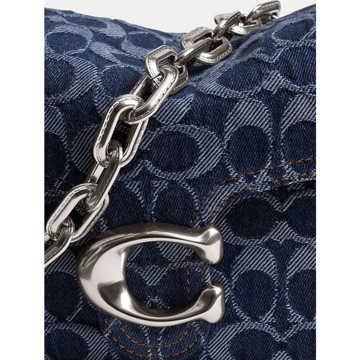 Coach Tabby Sugnature Denim 15 NWT