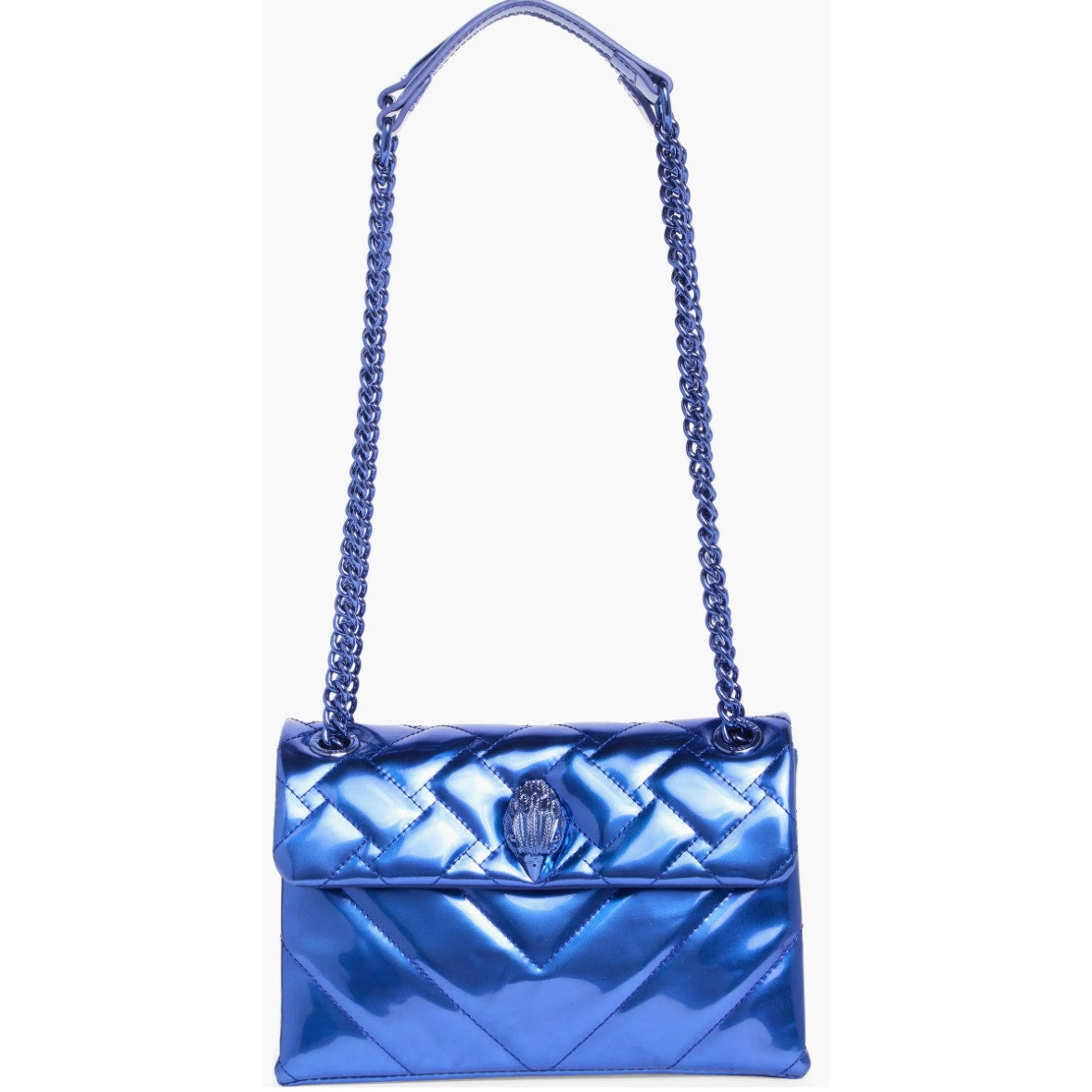 Kurt Geiger London Medium Kensington Metallic Convertible Shoulder Bag NWT