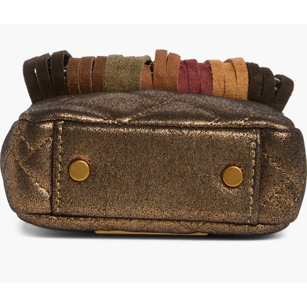 Kurt Geiger London Micro Kensington Leather Fringe