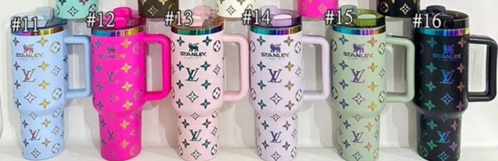 LASER ENGRAVED STANLEY 40OZ NIB WITH FUN PRINTS