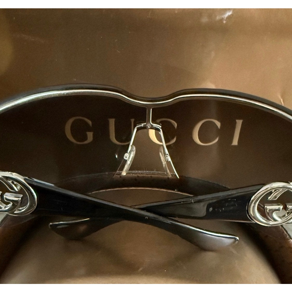 Gucci Bronx Sunglasses w Case, Dustcloth EUC
