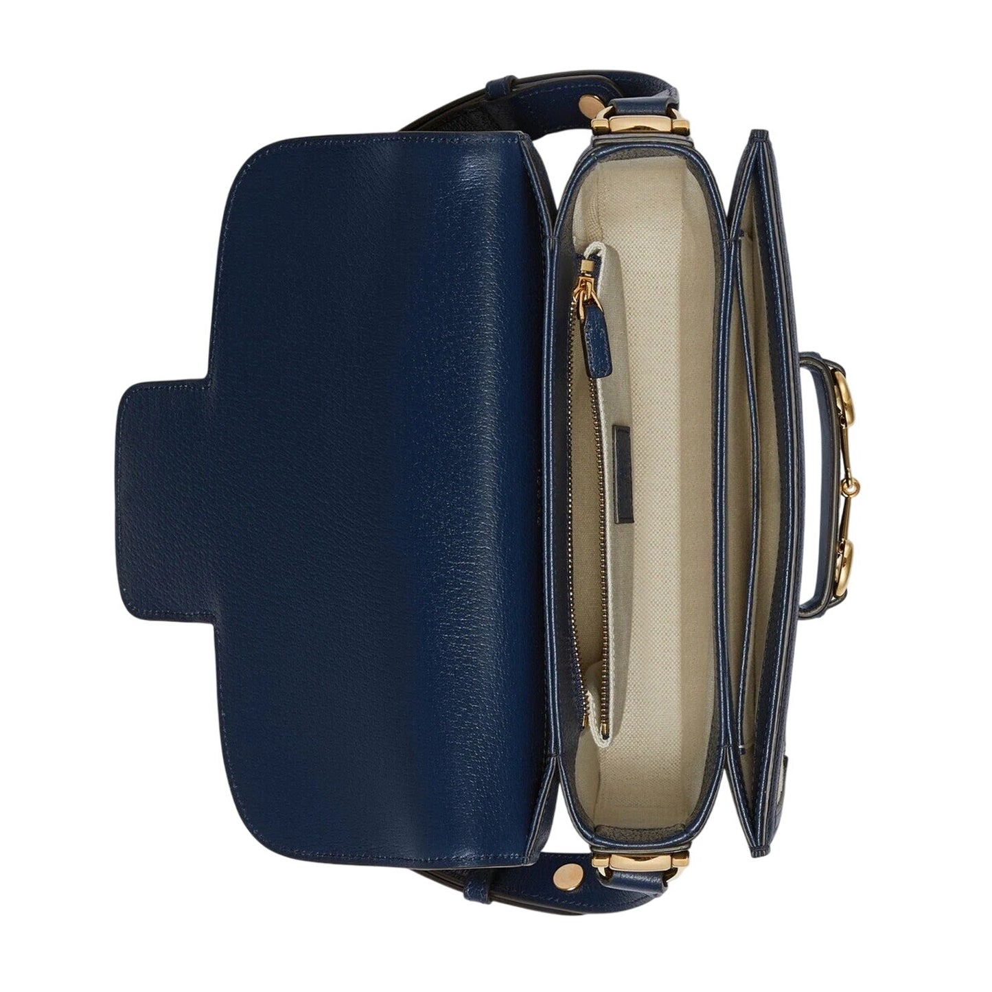 Gucci Raffia Textured Calfskin GG Monogram Horsebit 1955 Mystic Blue Agata NWT