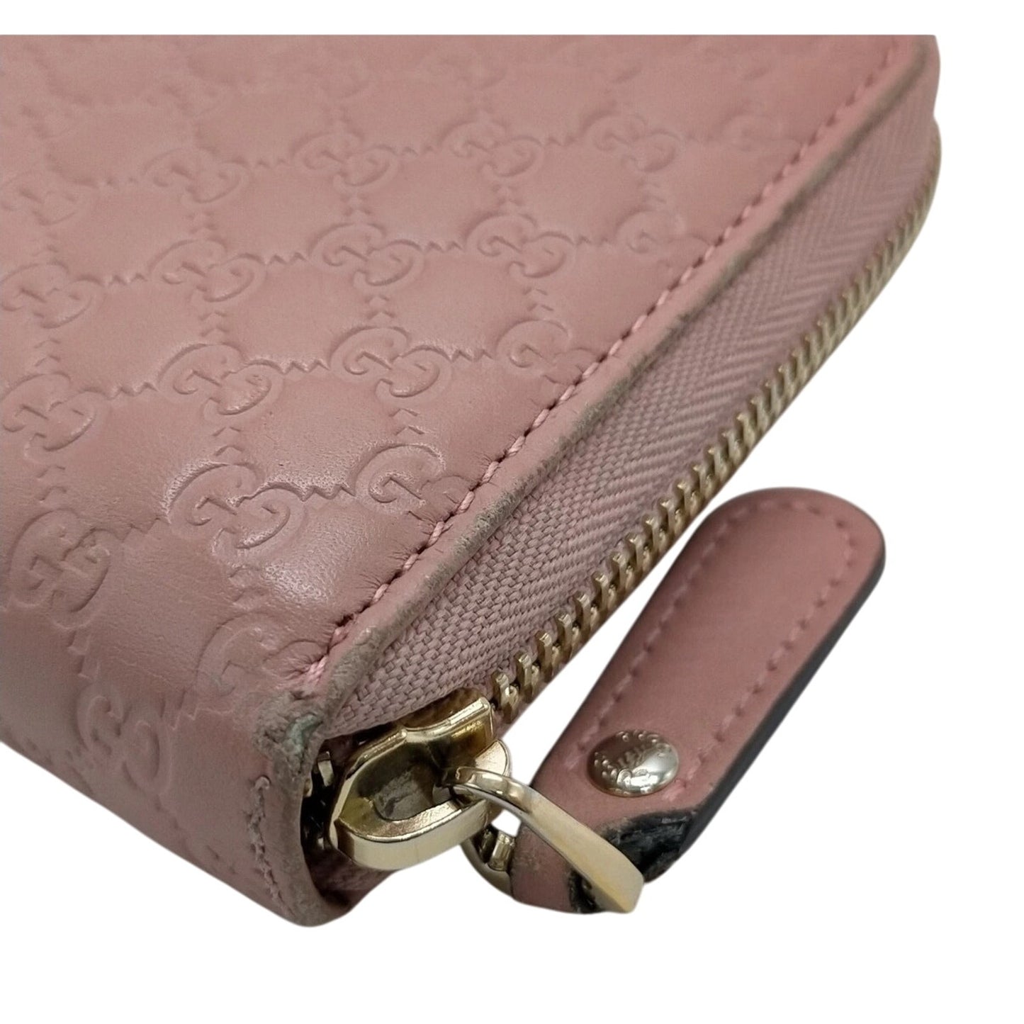 Gucci Guccissima Long Pink Wallat