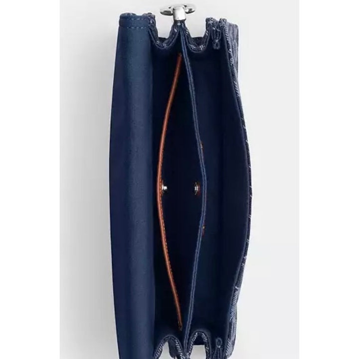 Coach Tabby Sugnature Denim 15 NWT