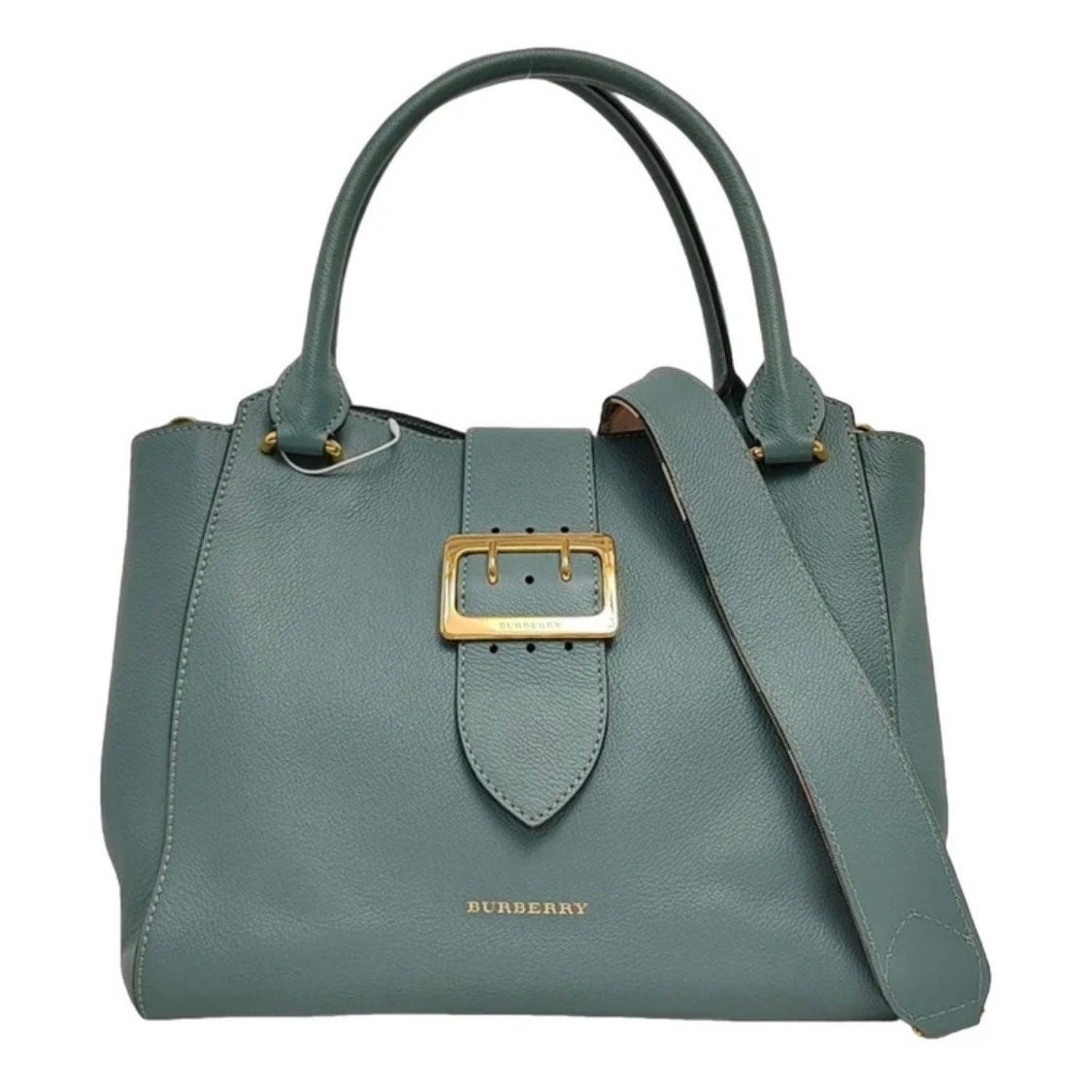 Burberry Buckle Bag in Blue/Green