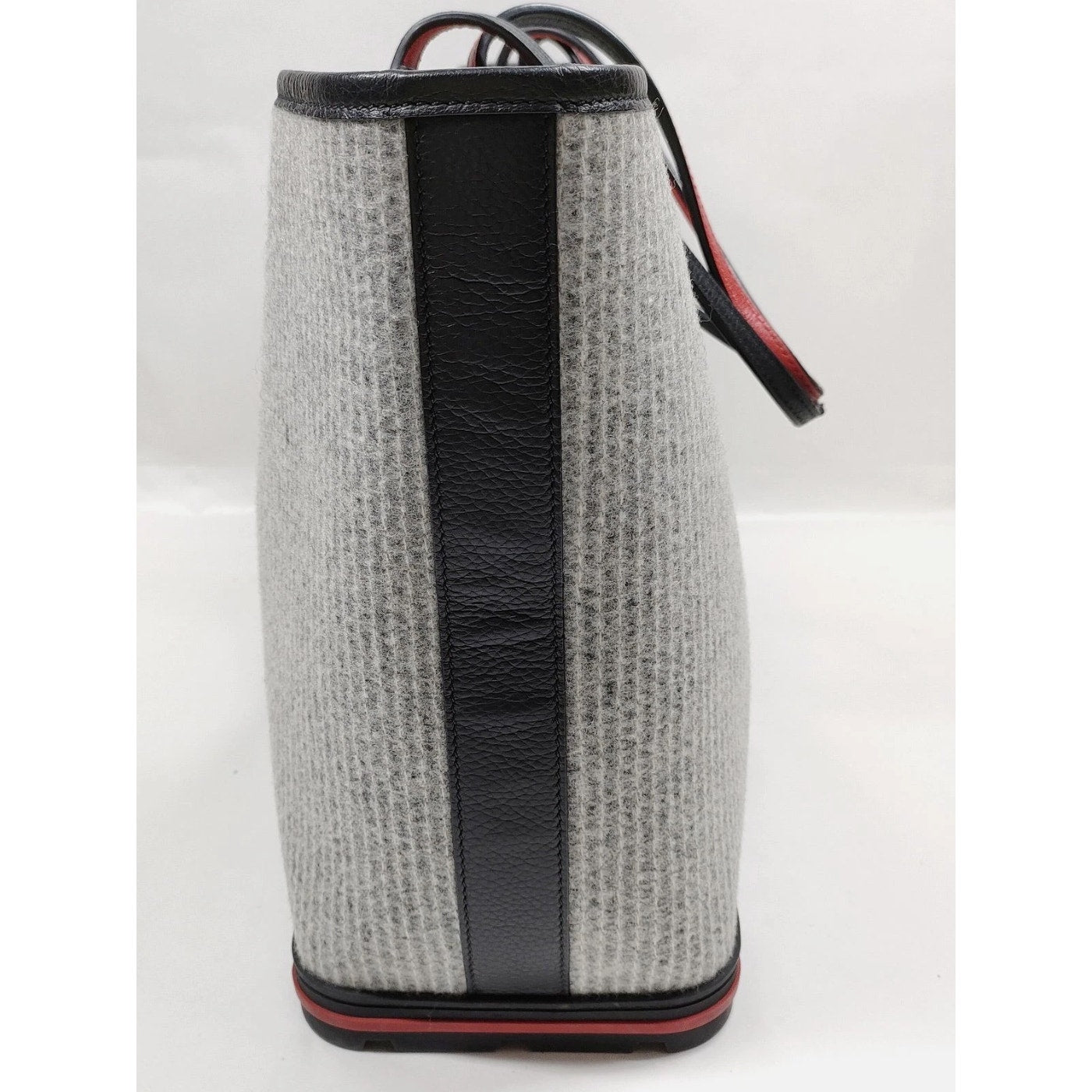 Imacileni Christian LouBoutin Wool Cabata Tote EUC