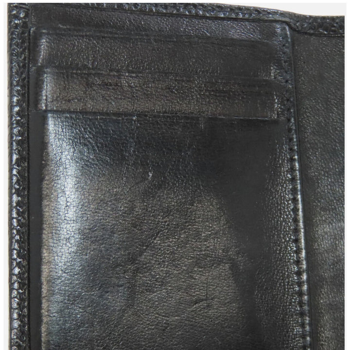 CHANEL Card Case COCO Mark Grained Calfskin Skin PRISTINE