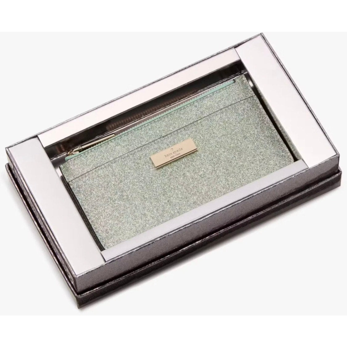 Holly 8 Kate Spade Boxed Glitter Green NWT