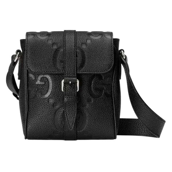 GUCCI Jumbo GG Small Messenger Bag - Black