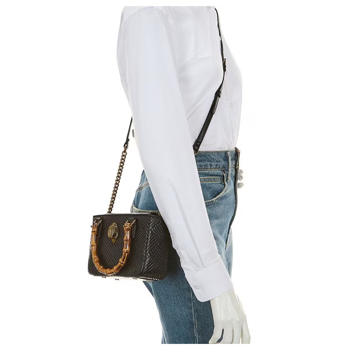 Kurt Geiger London,Square Mini Bamboo Kensington