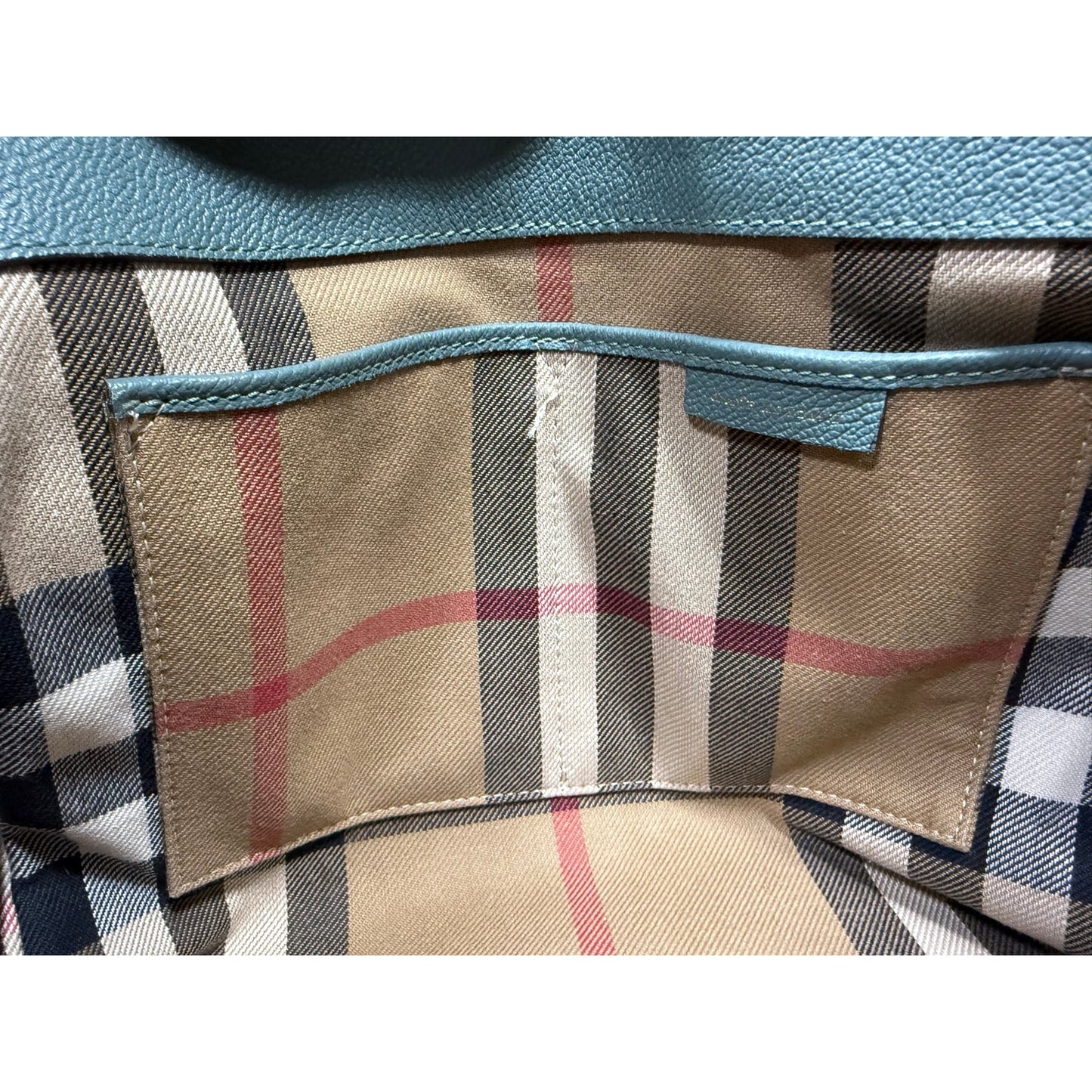 Burberry Buckle Bag in Blue/Green