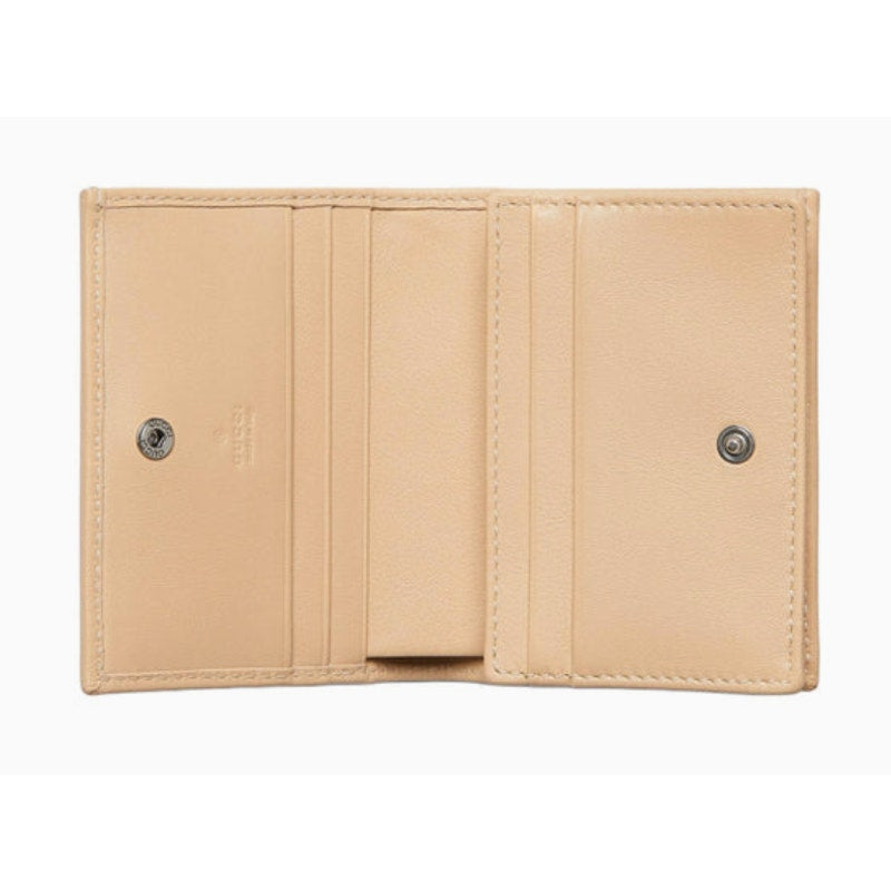 Gucci GG Marmont Card Case Wallet 'Light Beige NWB