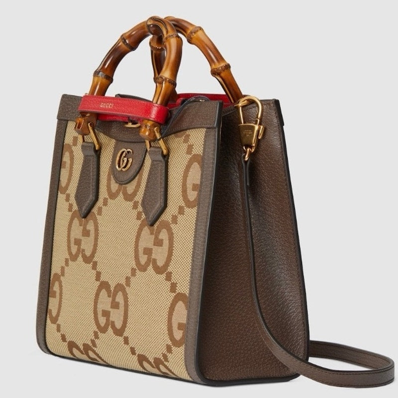 mkongwe Gucci - Diana Small Jumbo GG canvas tote bag NWT with Matching Wallet